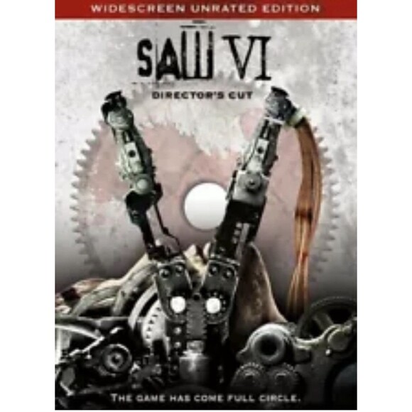 Saw VI Uncut Directors Cut DVD Movie With Case Widescreen Horror Gore 2 Disc - Picture 1 of 13